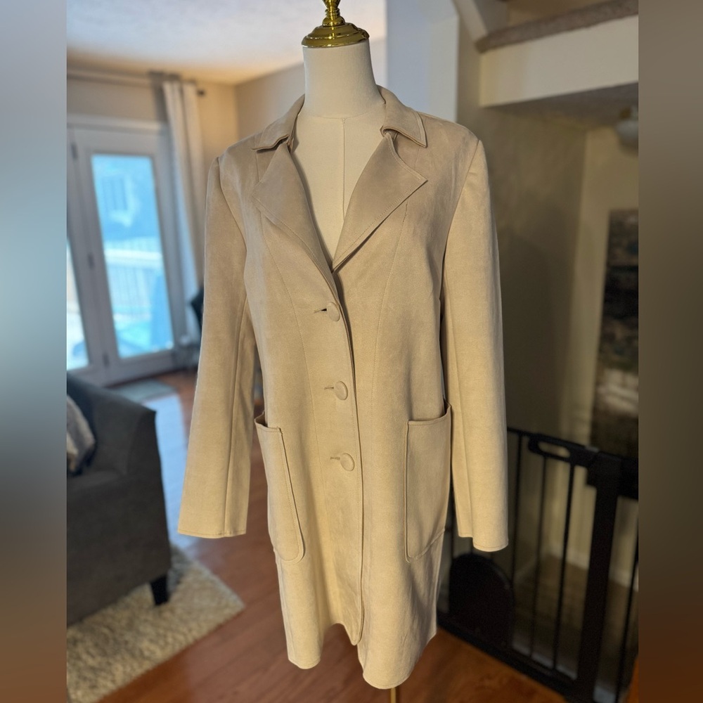 Magaschoni faux suede jacket-Women’s S